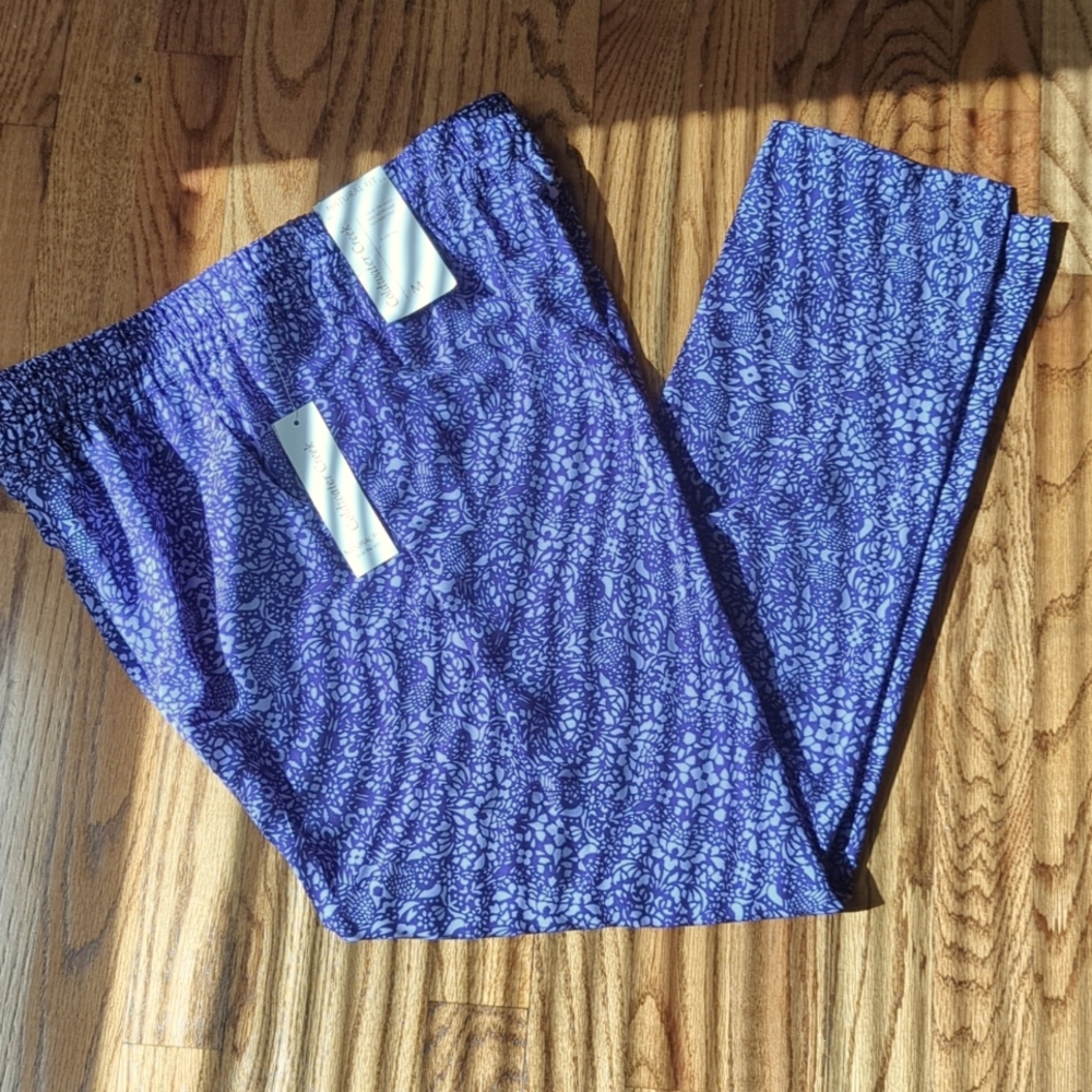 New NWT Coldwater Creek Taj Tile Pants